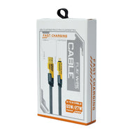 Cabo 4 em 1 Carregador Turbo USB Tipo-C Lightning Carregamento Rápido 65W Universal Celular