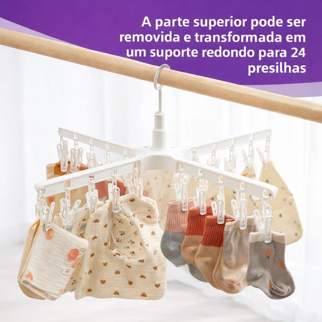 Varal Rack Secar Roupa Aluminio Triple - X - Varejo Ltda - Me