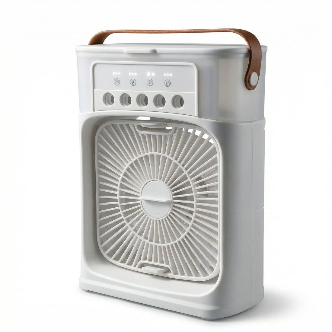 Climatizador Ar Portátil USB 3 em 1 Umidificador Ventilador Mini Ar Condicionado Branco Econômico - X - Varejo Ltda - Me