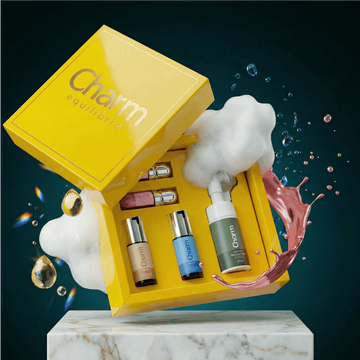 Kit Charme Equilíbrio – Skincare Dermocosméticos para Rosto Lábios com Rotina Completa - X - Varejo Ltda - Me