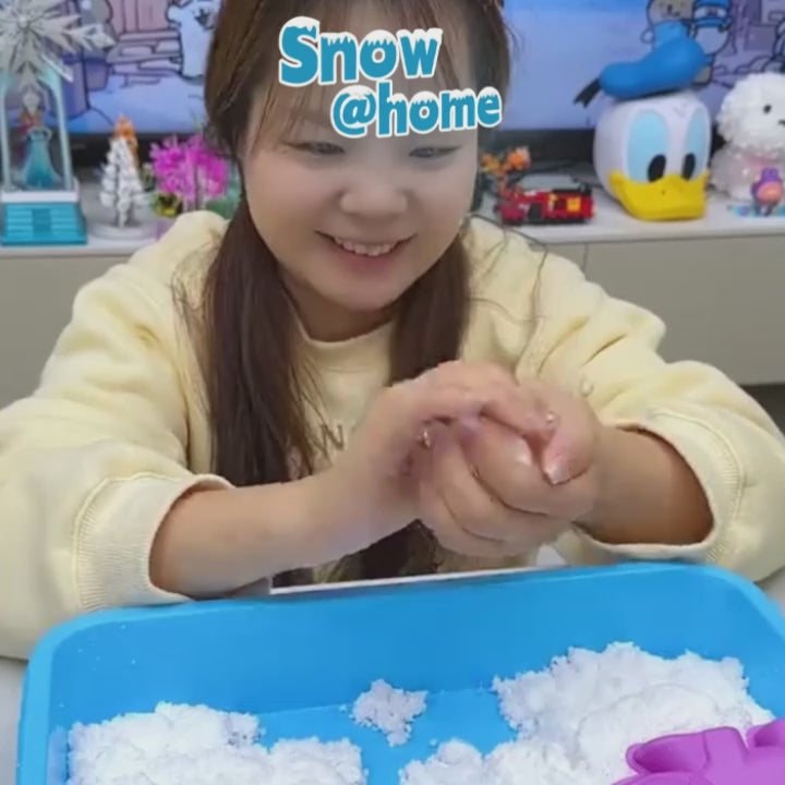 Refil Neve Artificial 500g Snow @Home Reposição Kits Infantis Sensorial Brinquedo Educativo