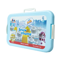 Snow @Home Castelo Portátil Brinquedo Neve Artificial Maleta Sensorial Educativo Crianças 3-10 Anos