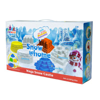 Snow @Home Mega Castelo Neve Artificial Kit Sensorial Criativo Moldes Construção Brinquedo Premium