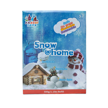 Refil Neve Artificial 500g Snow @Home Reposição para Kits Infantis