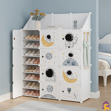 Organizador Sapateira Roupa Infantil 12 Portas Dobrável Portatil Modular X-Varejo loja online