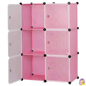 Organizador Modular Guarda Roupa Portátil Rosa Ajustavel Impermeavel X-Varejo loja online