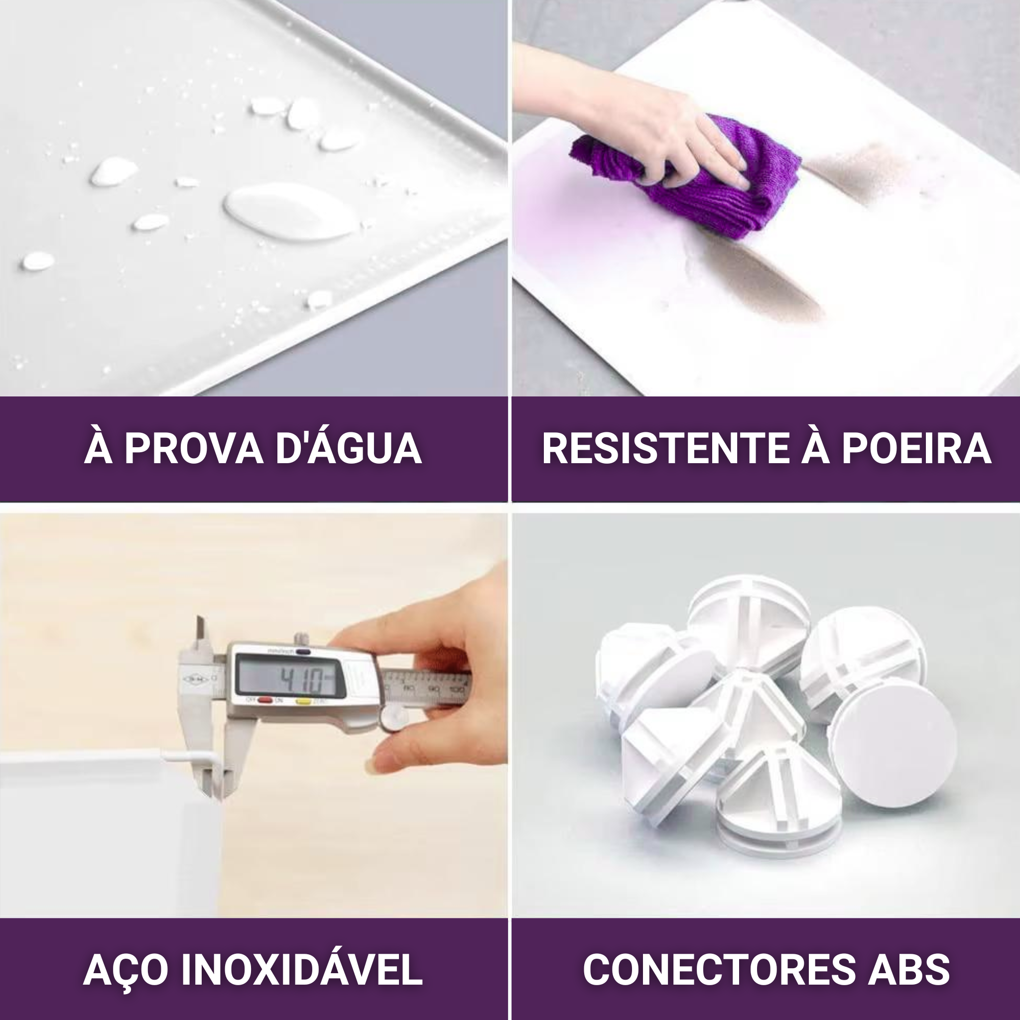 Guarda Roupa Modular 3 Colunas Organizador Roupas Sapatos Ícones Organização Preto Branco Fácil Montagem